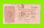 Италия - 1 лира - 1944