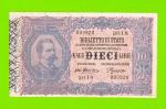 Италия - 10 лир - 1888 (1918) - ПЕРЕВЕРТЫШ!!!