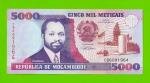Мозамбик - 5000 метикалов - 1991 - UNC!!!