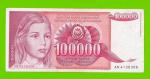 Югославия - 100000 динаров - 1989 (AN)