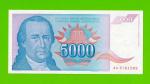 Югославия - 5000 динаров - 1994 - UNC!!!
