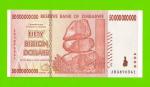 Зимбабве - 50000000000 / 50 миллиардов долларов - 2008 (AB) - aUNC!!!