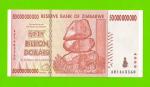 Зимбабве - 50000000000 / 50 миллиардов долларов - 2008 (AB) - aUNC!!!