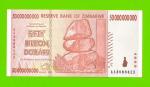 Зимбабве - 50000000000 / 50 миллиардов долларов - 2008 (AA) - XF+++!!!