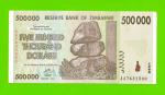 Зимбабве - 500000 долларов - 2008 (AA)