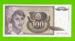 Югославия - 100 динаров - 1991 (AB) - UNC!!!