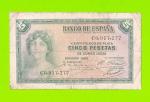 Испания - 5 песет - 1935