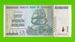 Зимбабве - 50000000 / 50 миллионов долларов - 2008 (AA)