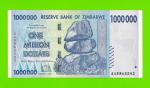 Зимбабве - 1000000 / 1 миллион долларов - 2008 (AA)