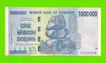 Зимбабве - 1000000 / 1 миллион долларов - 2008 (AA)