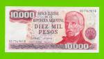 Аргентина - 10000 песо - 1976 - UNC!!!