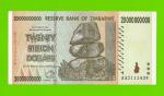 Зимбабве - 20000000000 / 20 миллиардов долларов - 2008 (AA)