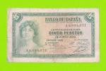 Испания - 5 песет - 1935