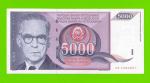 Югославия - 5000 динаров - 1991 (AB)