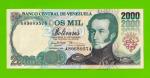 Венесуэла - 2000 боливаров - 1995 (A) - UNC!!!