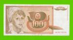 Югославия - 100 динаров - 1990 (AB)