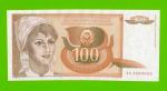 Югославия - 100 динаров - 1990 (AK)