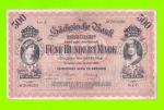 Германия (Дрезден) - 500 марок - 1890