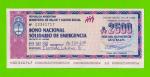 Аргентина - 2500 аустралей - 1989 - aUNC!!!