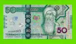 Туркменистан - 50 манат - 2020 (AG) - UNC!!!
