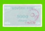 Босния и Герцеговина (Travnik) - 5000 динаров - 1992