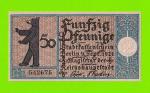 Германия, Берлин - 50 пфеннигов - 1921 - НОТГЕЛЬД - UNC!!!