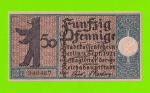 Германия, Берлин - 50 пфеннигов - 1921 - НОТГЕЛЬД - UNC!!!