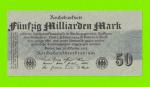 Германия, Берлин - 50000000000 / 50 миллиардов - 1923 (зеленая бумага) - aUNC!!!