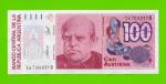 Аргентина - 100 аустралей - 1985 (D) - UNC-!!!