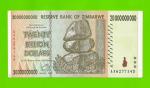 Зимбабве - 20000000000 / 20 миллиардов долларов - 2008 (AA)