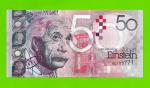 Тестовая - De La Rue - Альберт Эйнштейн - 50 единиц - UNC-!!!