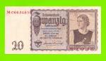 Германия - 20 рейхсмарок (марок) - 1939