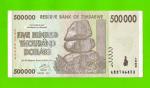 Зимбабве - 500000 долларов - 2008 (AB)