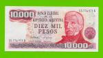 Аргентина - 10000 песо - 1976 - UNC!!!