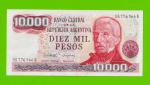 Аргентина - 10000 песо - 1976 - UNC!!!