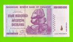 Зимбабве - 500000000 / 500 миллионов долларов - 2008 (AA)