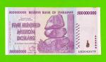 Зимбабве - 500000000 / 500 миллионов долларов - 2008 (AB)