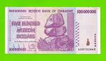 Зимбабве - 500000000 / 500 миллионов долларов - 2008 (AA)