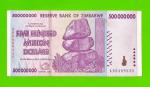 Зимбабве - 500000000 / 500 миллионов долларов - 2008 (AB)