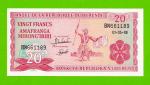 Бурунди - 20 франков - 1988 (BN) - UNC!!!