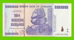Зимбабве - 10000000000 / 10 миллиардов долларов - 2008 (AA)