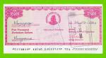 Зимбабве - 5000 долларов - Дорожный чек - 2003