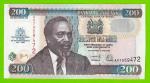 Кения - 200 шиллингов - 2003 (AV) - UNC!!!