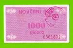 Босния и Герцеговина (Novi Travnik) - 1000 динаров - 1992