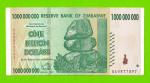Зимбабве - 1000000000 / 1 миллиард долларов - 2008 (AA)
