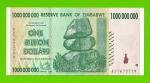 Зимбабве - 1000000000 / 1 миллиард долларов - 2008 (AA)