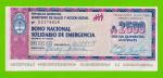 Аргентина - 2500 аустралей - 1989 - aUNC!!!