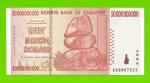 Зимбабве - 50000000000 / 50 миллиардов долларов - 2008 (AA)