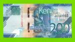 Кения - 200 шиллингов - 2019 - UNC!!!