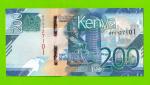 Кения - 200 шиллингов - 2019 - UNC!!!